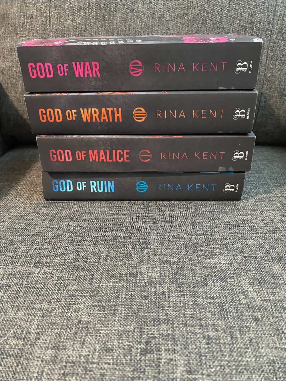 Rina Kent - God of War / Wrath / Malice / Ruin (Black)